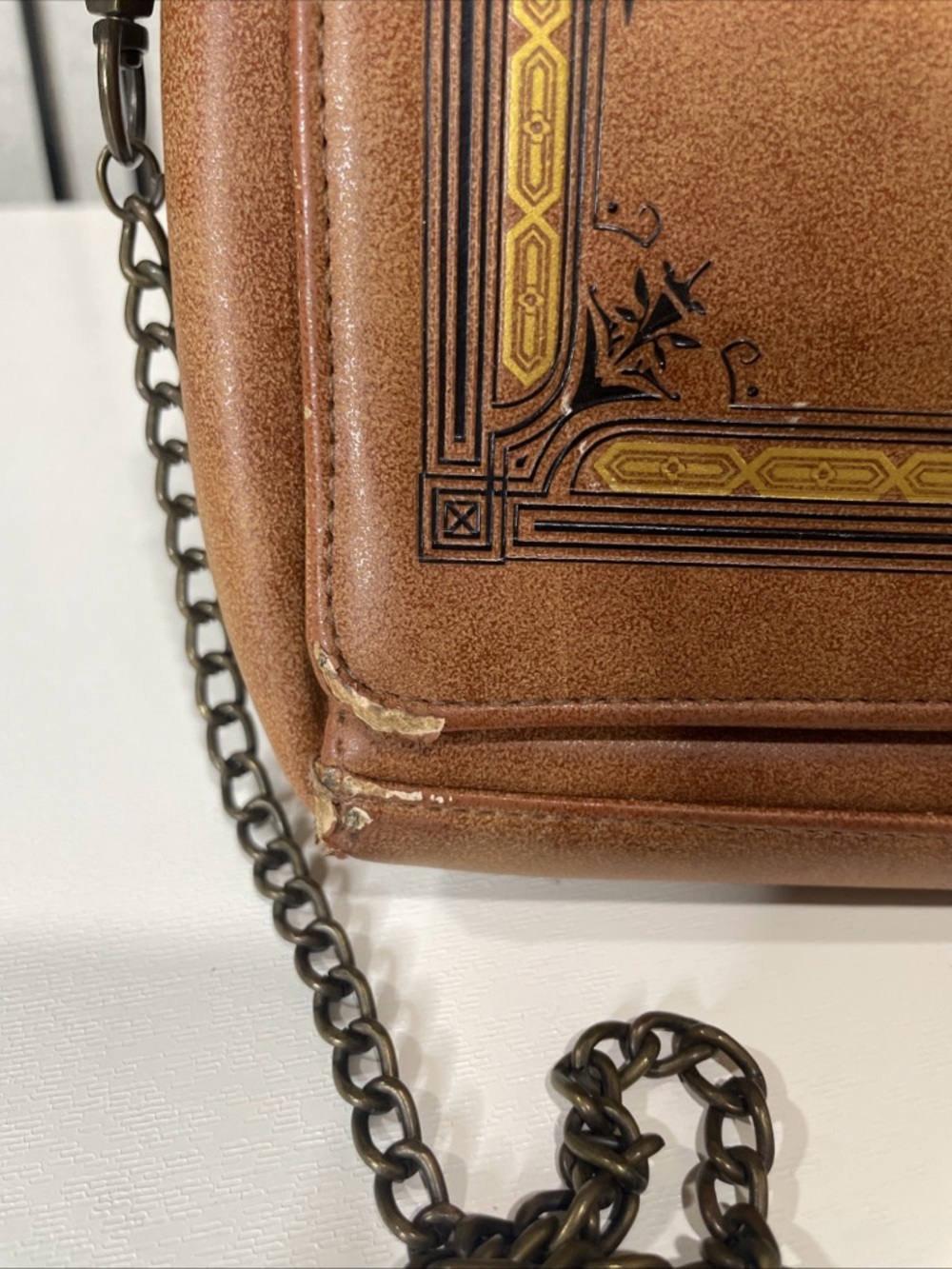 Disney Brown "Once Upon A Time" Book-Style Crossbody Bag - Picture 7 of 11
